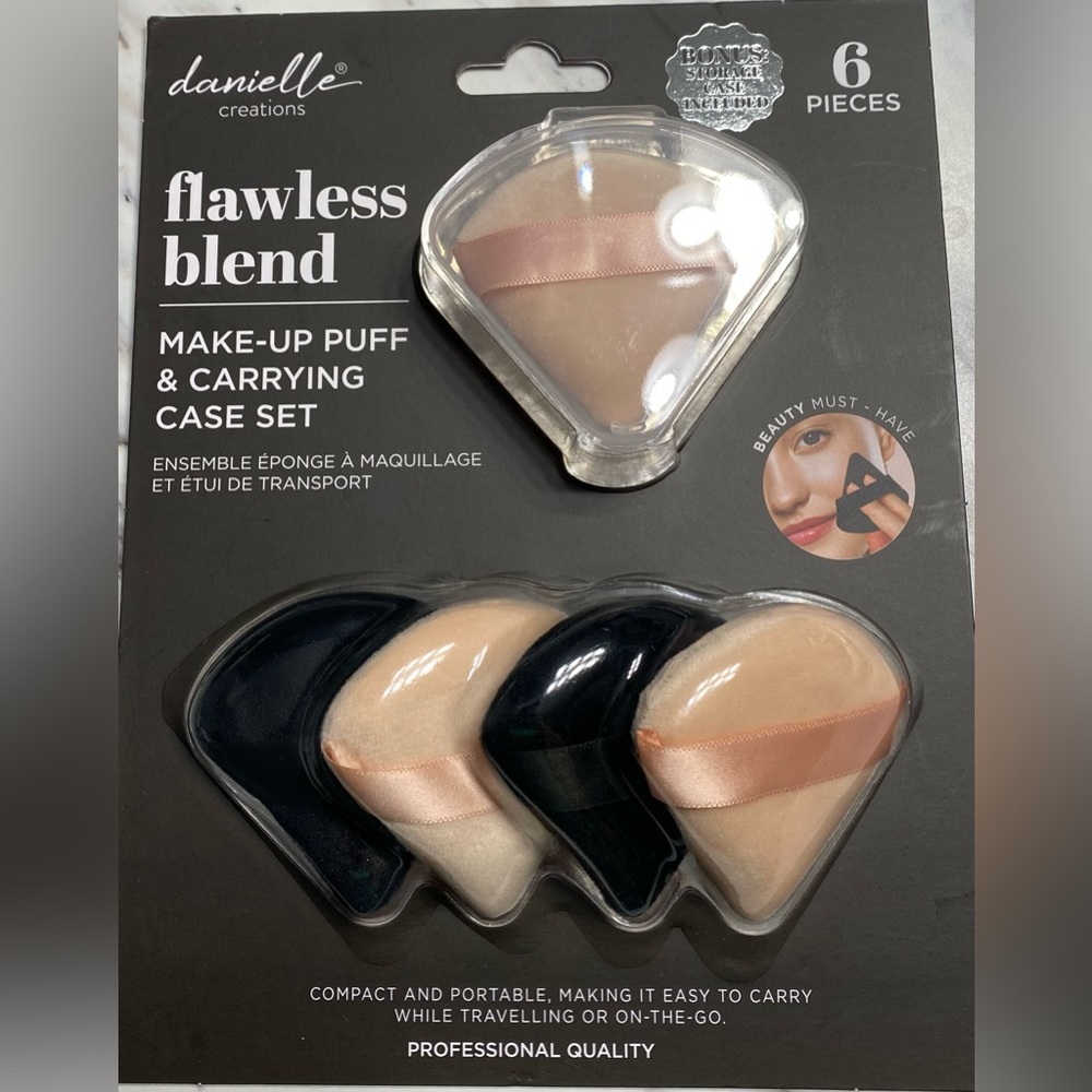 Make-up puff & Carrying case set